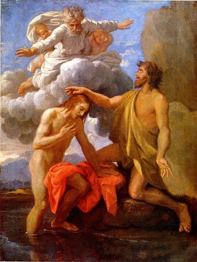 San Giovanni battezza Cristo da Nicolas Poussin